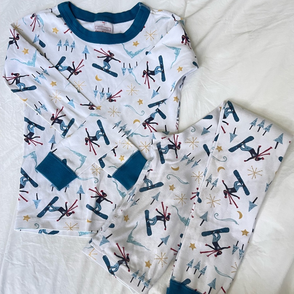 Hanna Andersson Boys 8/10 Snug Fit PJs